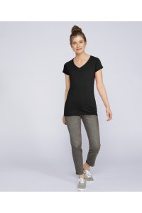 T-shirt col V Softstyle Femme