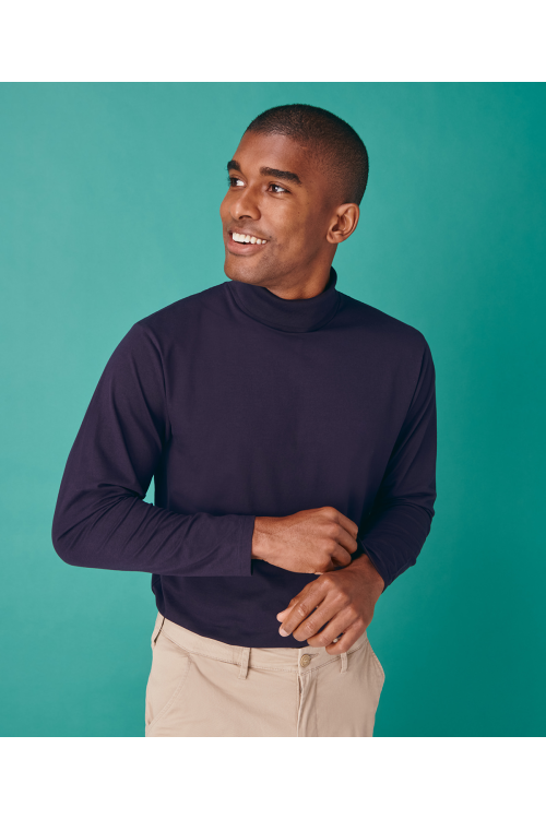 Haut col roulé manches longues