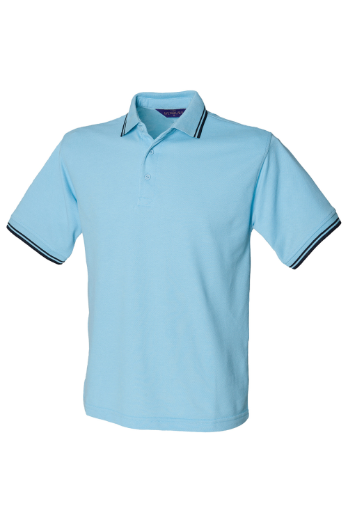 Polo piqué avec liseré 65/35