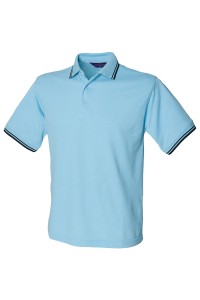 Polo piqué avec liseré 65/35