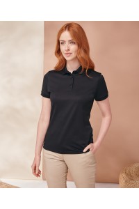 Polo en polyester recyclé femme