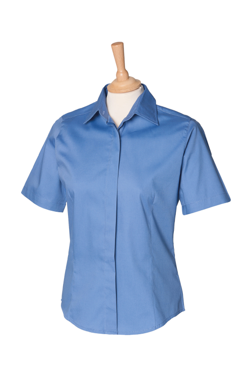 Chemise Oxford légère à manches courtes Femme