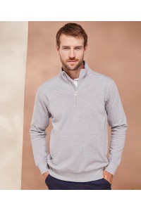 Sweatshirt unisexe durable quart de zip