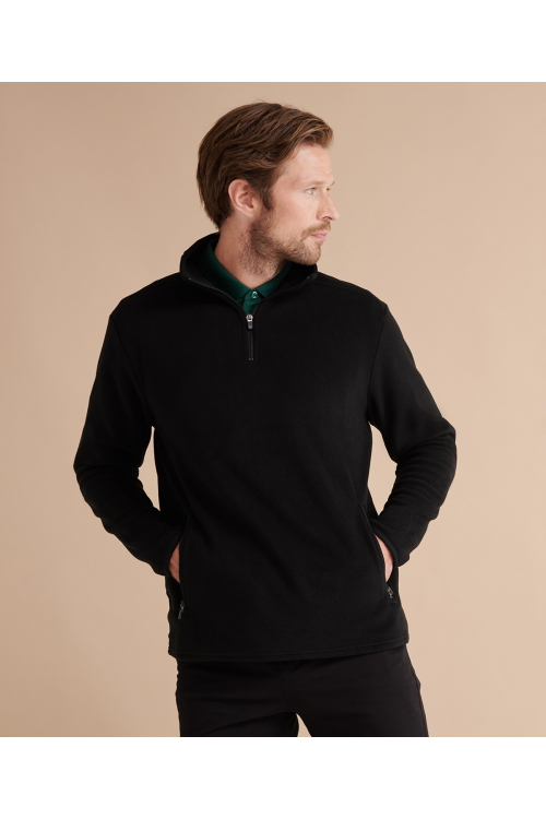 Micropolaire à fermeture éclair 1/4 HOMMES