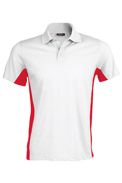 Flag - Polo bicolore manches courtes