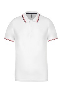 Polo maille piquée manches courtes