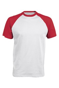 Base ball - T-shirt bicolore manches courtes