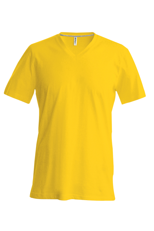 T-shirt col V manches courtes