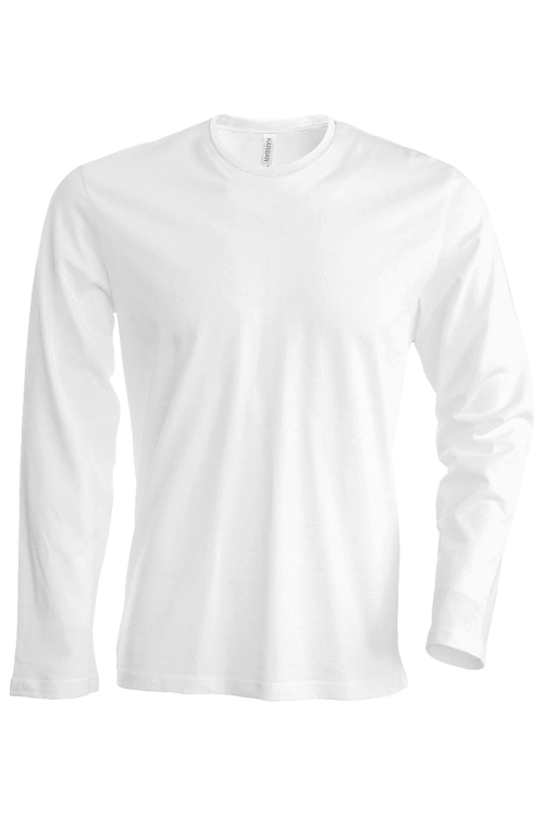 T-shirt col rond manches longues
