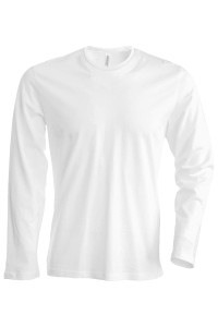 T-shirt col rond manches longues