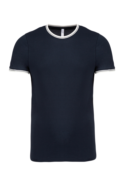 T-shirt maille piquée col rond homme