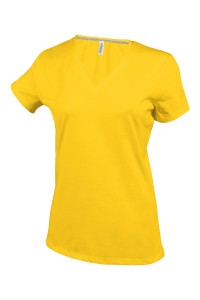 T-shirt col V manches courtes femme