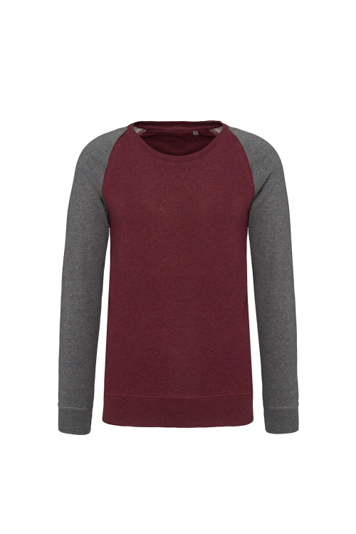 Sweat-shirt bio bicolore