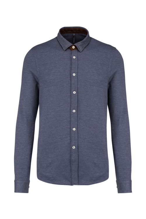 Chemise Jacquard manches longues