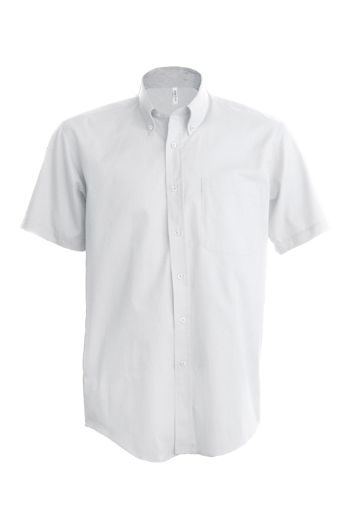 Chemise Oxford manches courtes