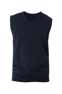 Pull sans manche col V