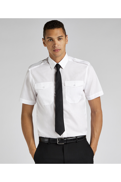 Chemise de pilote à manches courtes
