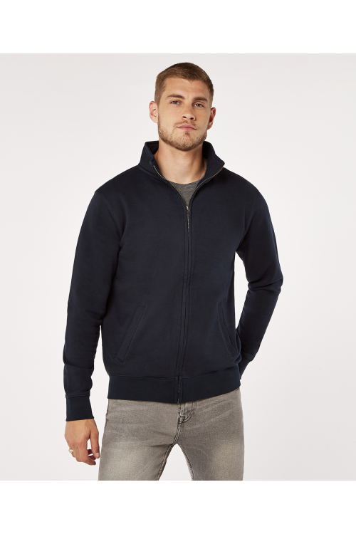 Sweat zippé de coupe classique