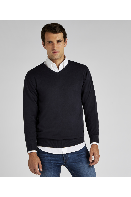 Pull col V à manches longues Arundel