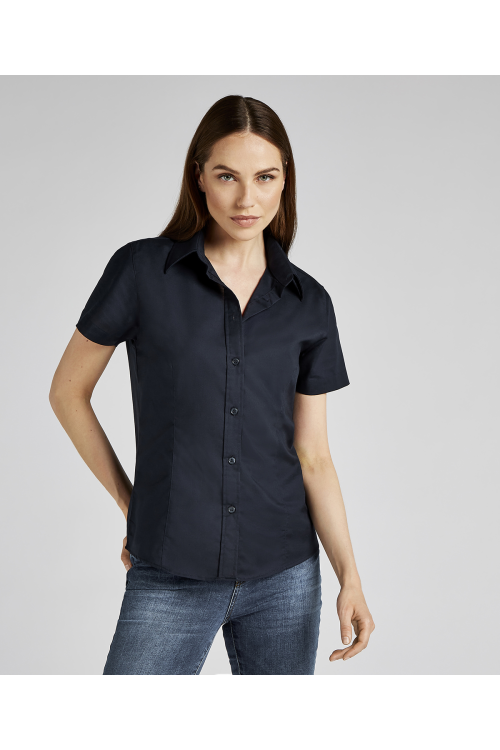 Chemisier Oxford à manches courtes Workwear Femme
