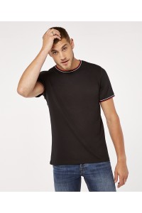 T-shirt passepoilé coupe mode