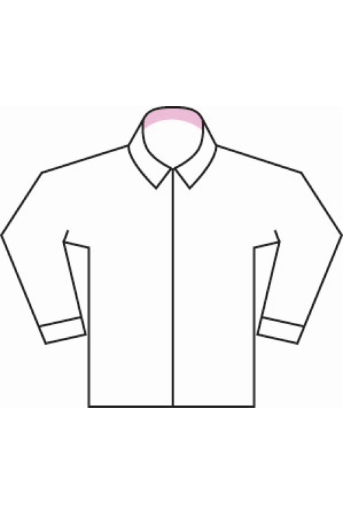 Chemise Oxford de première qualité à manches longues Contrast