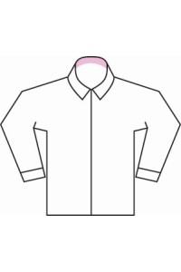 Chemise Oxford de première qualité à manches longues Contrast