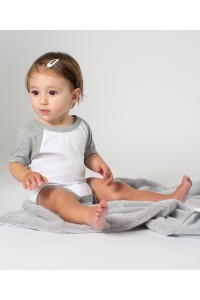 Body de baseball à manches courtes