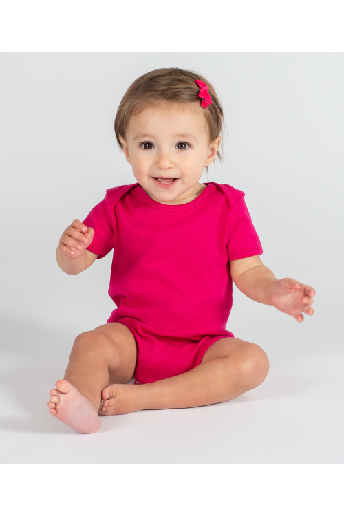 Grenouillère manches courtes à encolure large