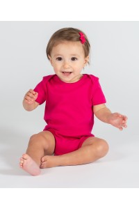 Grenouillère manches courtes à encolure large