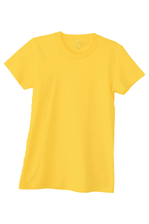 T-shirt manches courtes en jersey fin Femme