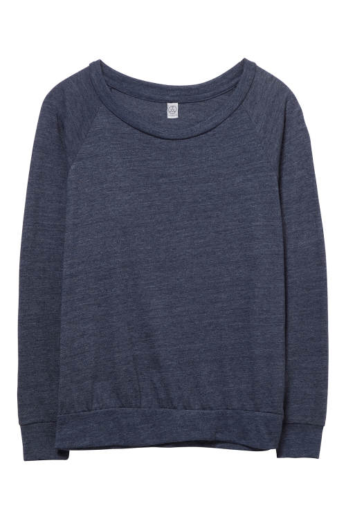 Pullover femme ample en éco-jersey