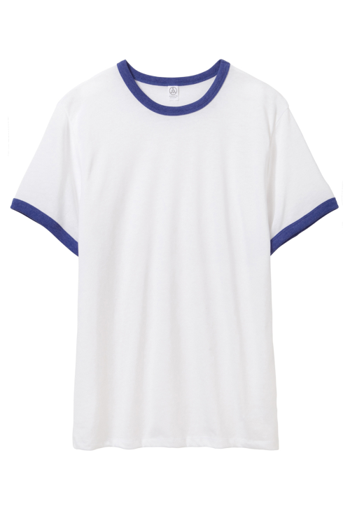 T-shirt vintage ringer en Jersey 50/50