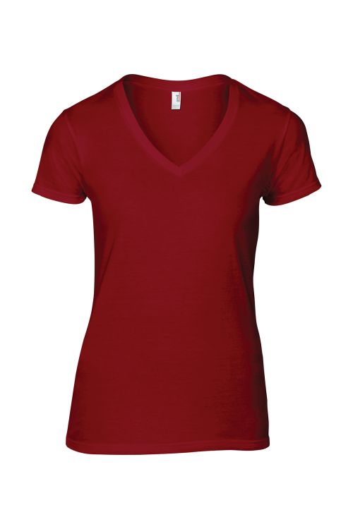 T-shirt col V léger Femme Anvil