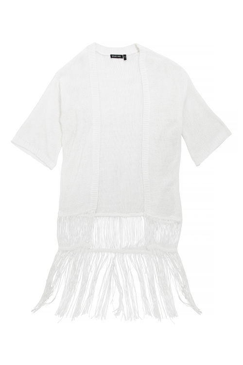 Kimono - Cardigan à franges femme