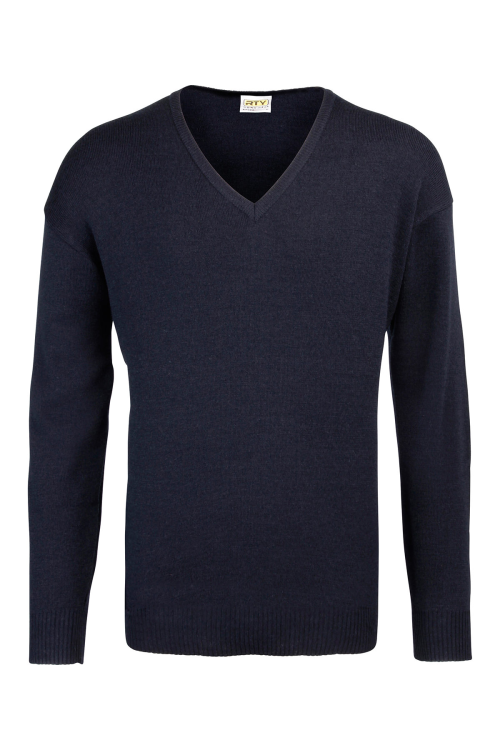 Pull en laine acrylique col V