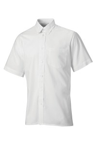 Chemise à manches courtes en tissé Oxford