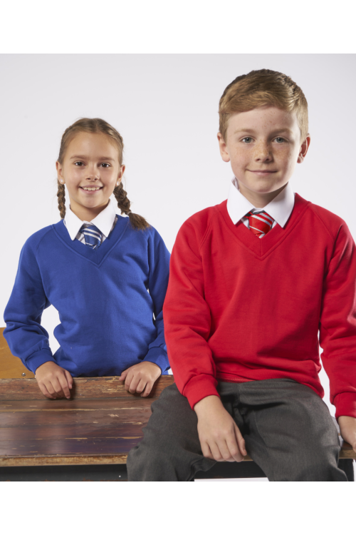 Sweat-shirt col V enfant Coloursure