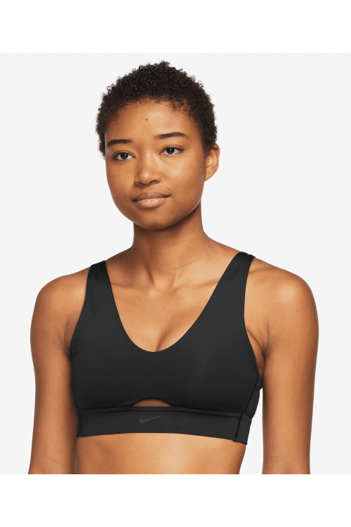 Women's Nike Dri-FIT indy plunge cutout bra