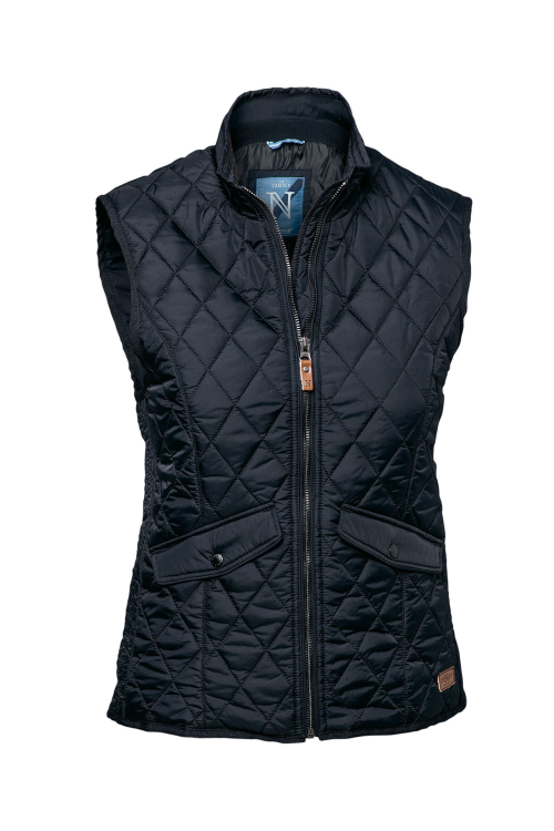 Camden pour femmes - veste sans manches à matelassage en losange