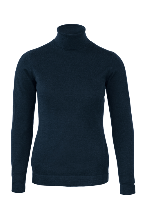 Chester pour femmes - col roulé habillé en mélange de mérinos