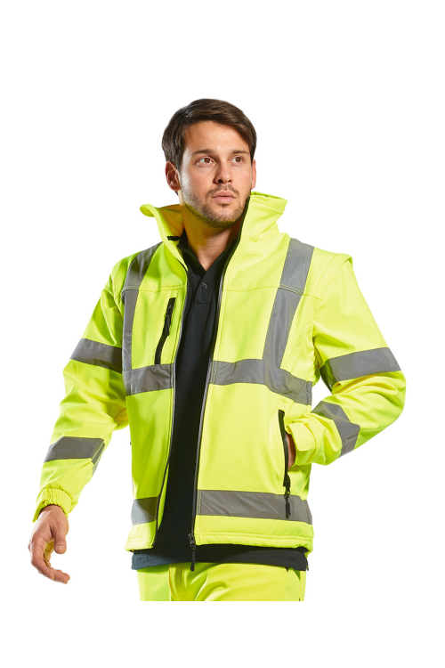 Veste softshell de haute visibilité (3L) (S428)