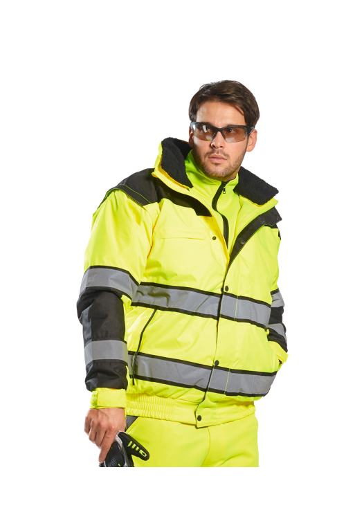 Veste daviateur classique de haute visibilité (C466) EN471 CLASSE 3:2. EN343 Classe 3:1.