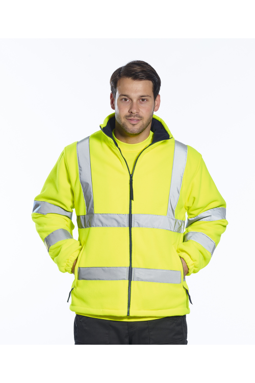 Polaire doublure filet de haute visibilité