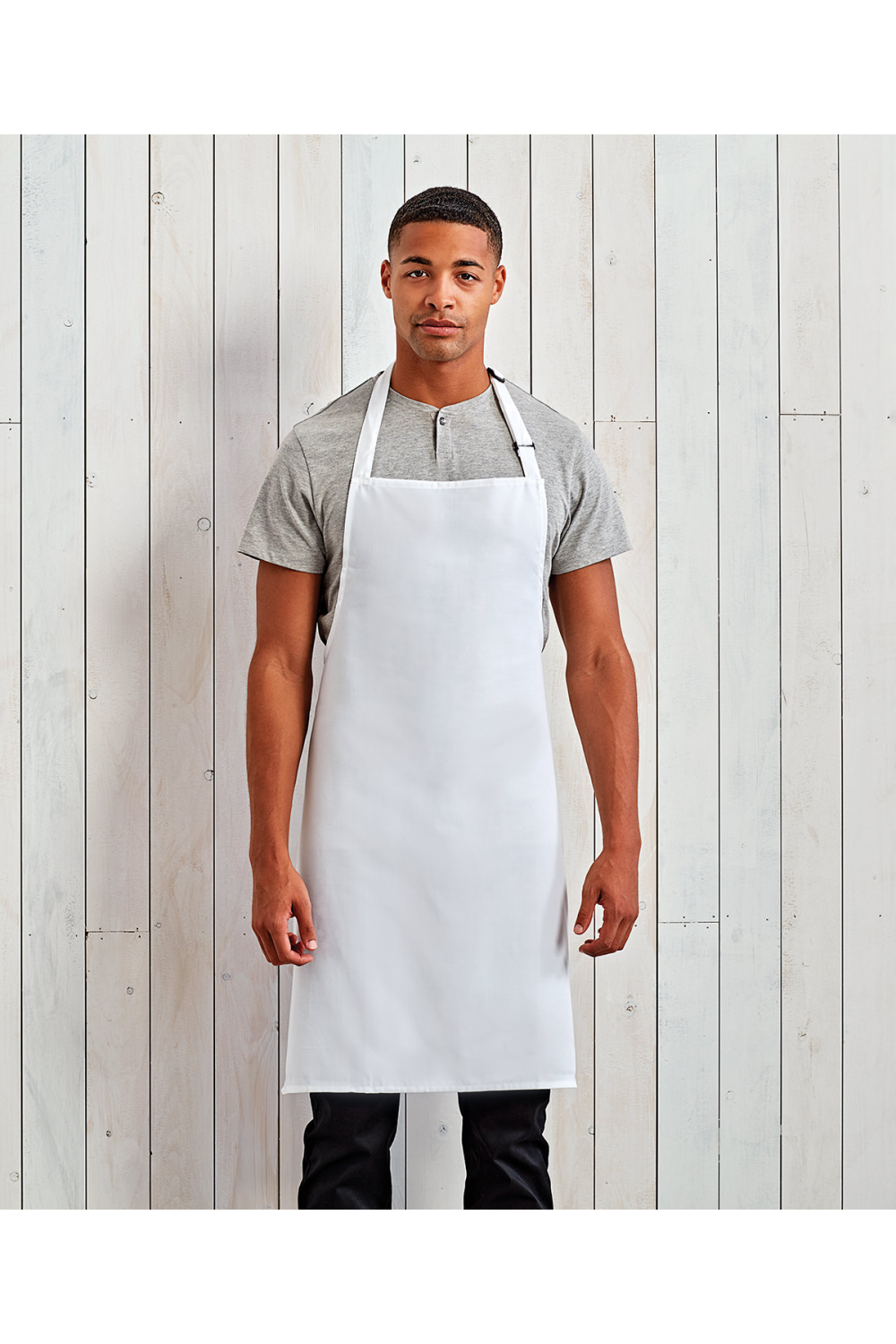 Tablier bavette en 100% polyester