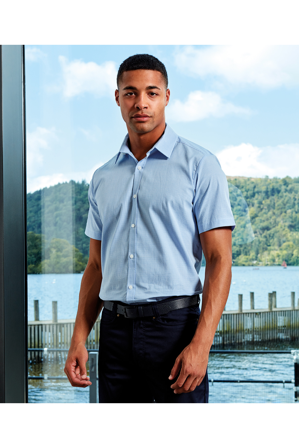 Vichy Chemise Carreaux Homme Manche Courte French Connection