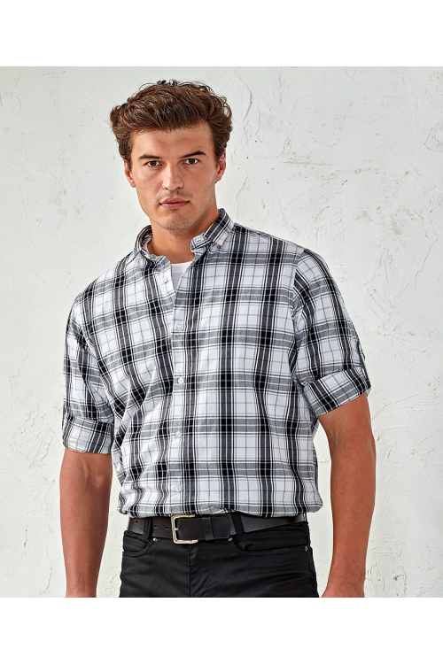 Chemise Homme manches longues à carreaux en coton Ginmill