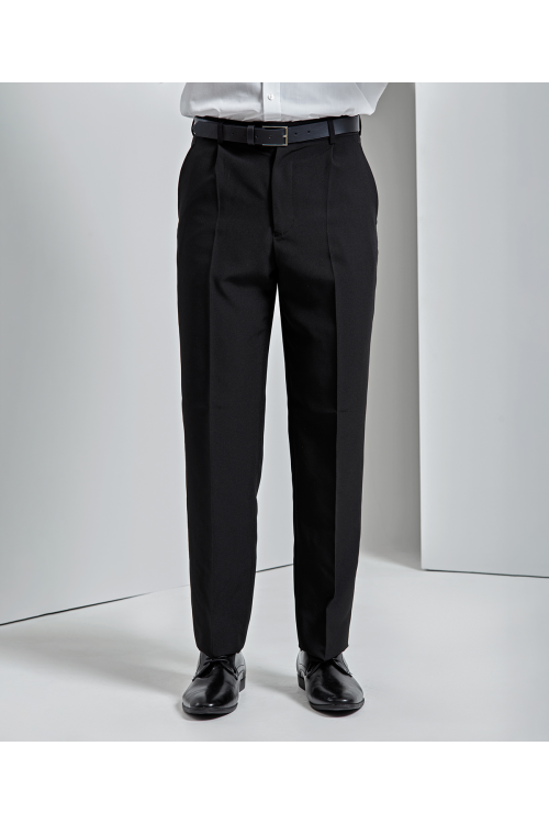 Pantalon polyester (pli unique)