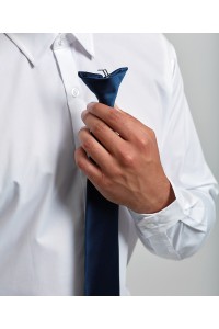 Cravate à clip en satin "Colours"