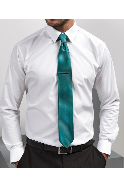 Cravate à motif dentelé